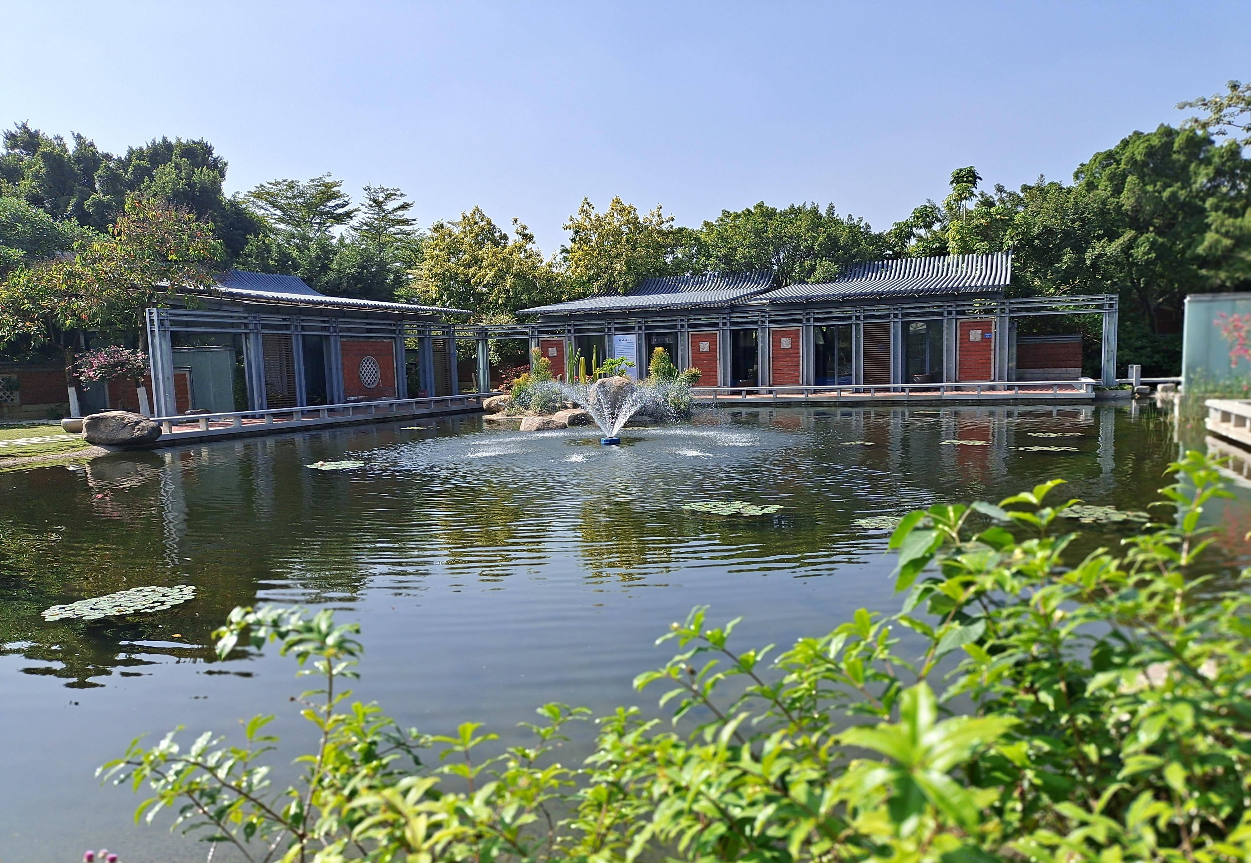 厦门园博苑真美,各地风情的民俗建筑看个够,还有杏林阁月光环