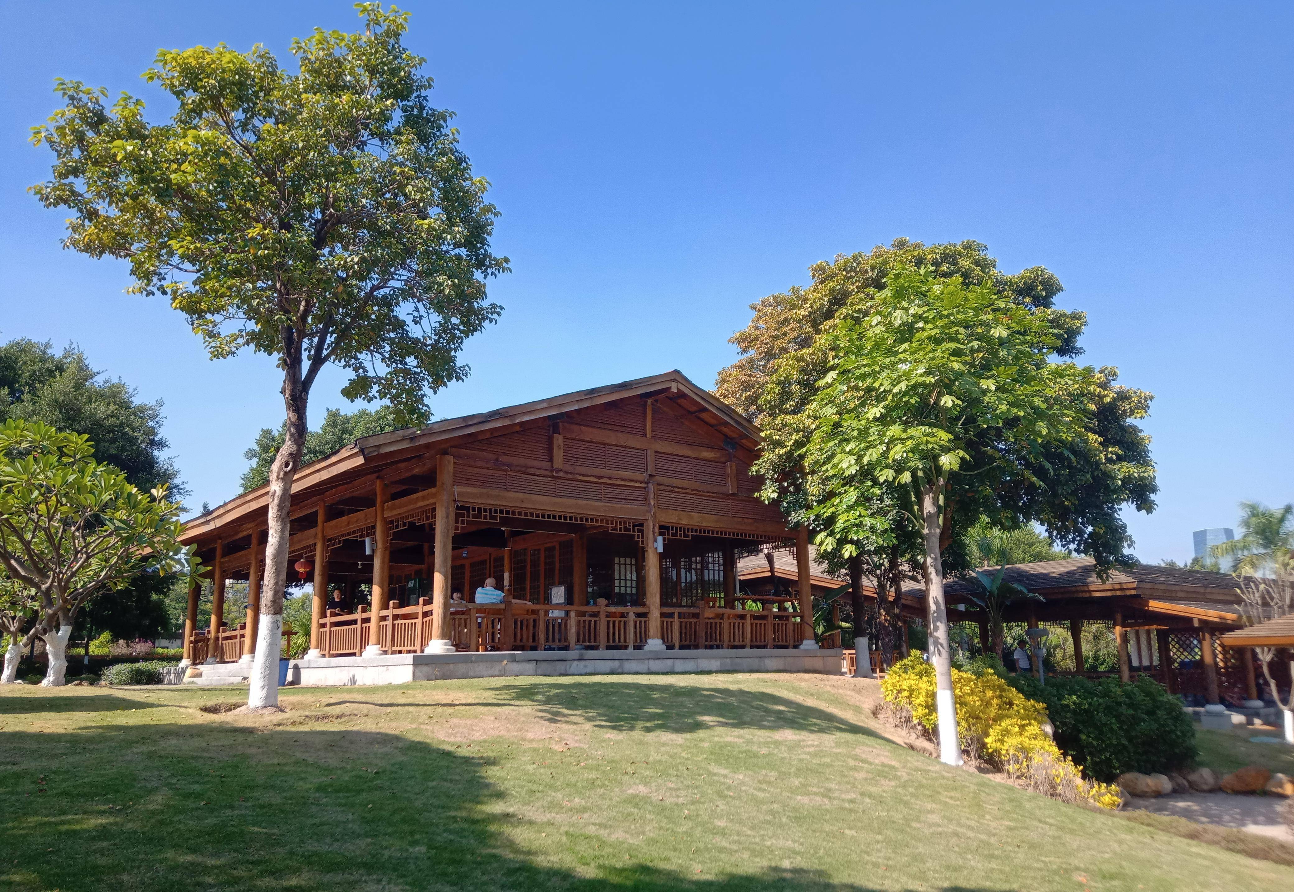 厦门园博苑真美,各地风情的民俗建筑看个够,还有杏林阁月光环